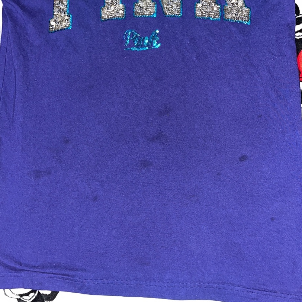 PINK VS Long sleeve Sequin Logo - Picture 2 of 10